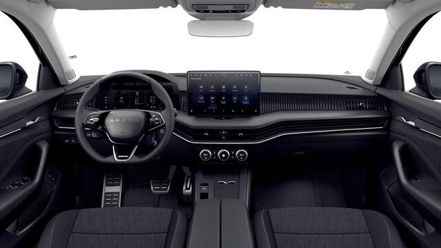 Skoda SUPERB Combi 1.5 TSI iV 204 6DSG Sportline Business Automaat | Mechanisch wegklapbare trekhaak | Multifunctioneel verwarmbaar 3 spaaks sportstuur incl. peddels voor recuperatie en HOD (hands off detectie)