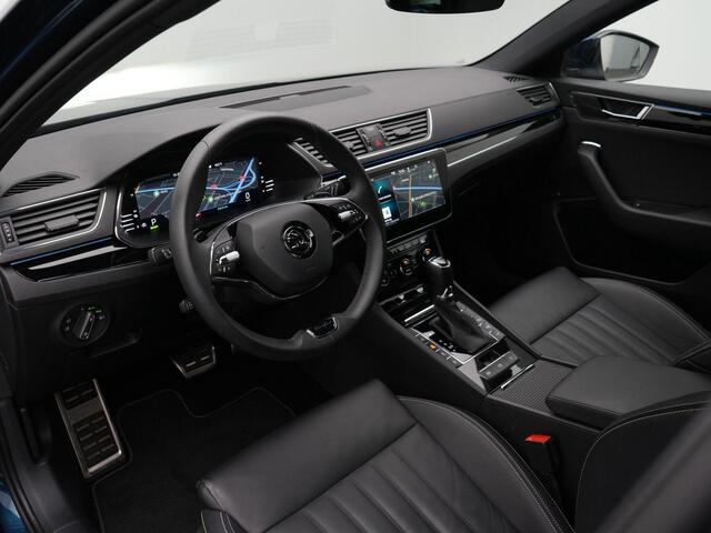 Skoda SUPERB Combi Laurin & Klement 1.4 TSI iV 218 pk DSG | Pano | 360 Camera | CANTON | Leder | Standkachel | Park Assist | Side Assist | Adaptive Cruise | 19 inch