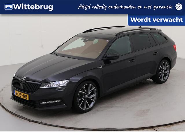 Skoda SUPERB Combi 1.5 TSI ACT Sportline Business / DSG/ Metallic/ Digitale Cockpit/ Led/ Panoramadak/ Elec. Klep/ Camera/ Parkeersensoren/ 19 lmv
