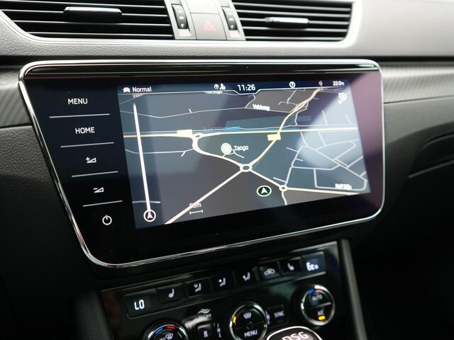 Skoda SUPERB Combi 1.4 TSI iV Sportline Business Plug In Hybrid 218pk PHEV | Panodak | Trekhaak af Fabriek | Alcantara Sportstoelen Memory | Adaptive Cruise | Crystal LED | Sfeerverlichting | Virtual | Navigatie | Apple Carplay | Stoelverwarming | DAB |