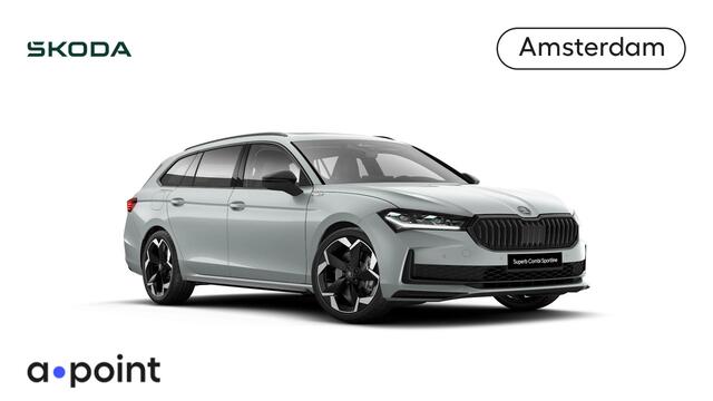 Skoda SUPERB Combi Sportline Business PHEV 1.5 TSI 204 pk 6 versn. DSG | Dynamic chassis control| Panoramadak | Lichtmetalen velgen 19 inch | Travel assist plus | Canton soundsystem