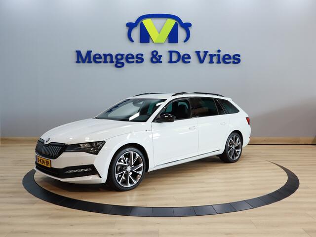 Skoda SUPERB Combi 1.4 TSI iV Sportline Business Airco ECC | Virtual | Memory | LED | Cruise Control | Trekhaak | Stuurverwarming | Camera | Sfeer | Isofix | NAP