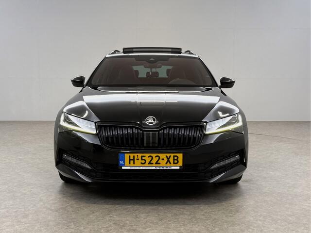Skoda SUPERB 1.5 TSI 150PK ACT Sportline Business Pano LED Sfeer Trekaak Virtual Camera Carplay Memory Clima Cruise Navi PDC 19''LMV