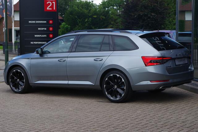 Skoda SUPERB Combi 1.4 TSI iV Sportline BNS 218 PK PHEV, Panoramadak, Trekhak, Canton Sound, Memory, 19" LM, 360 Camera,