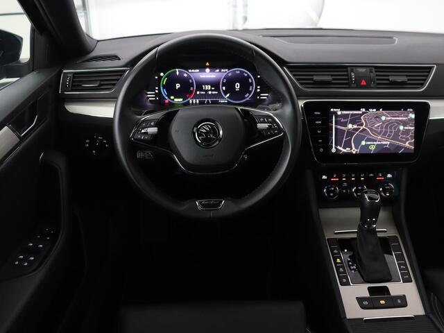 Skoda SUPERB 1.4 TSI iV Laurin & Klement | Stoelventilatie | Leder | Adaptive cruise | Virtual Cockpit | Massage | Canton Sound | Carplay | Achterbankverwarming | Navigatie