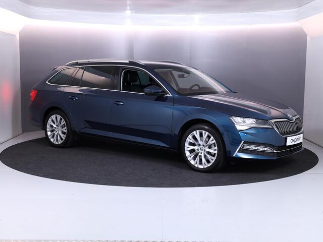 Skoda SUPERB Combi 1.4 TSI iV Business Edition Plus 218 pk Automaat (DSG) | Verlengde garantie | Navigatie | Parkeersensoren | Achteruitrijcamera | Elektr. voorstoelen met geheugen | Stoelverwarming v/a |