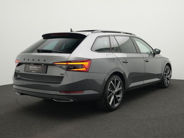 Skoda SUPERB Combi 1.4 TSI 218 pk iV Sportline Business | Panoramadak | Trekhaak | Matrix LED | Standkachel | Dynamic Chassis Control | 19 inch