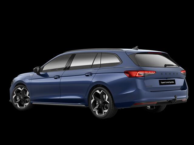 Skoda SUPERB Combi Sportline Business 1.5 TSI PHEV 204 PK DSG Automaat | Panorama dak | Suite Sport Leder | 19" lichtmetalen velgen | Trekhaak |