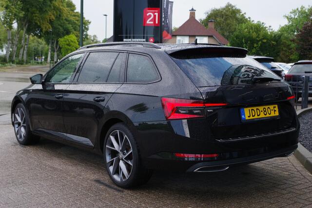 Skoda SUPERB Combi 1.4 TSI iV Sportline BNS 218 PK PHEV, Panoramadak, Trekhaak, DCC, 360 Camera, Canton Sound, 4 x Stoelverwarming