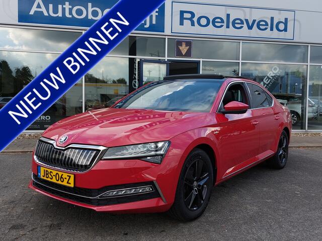 Skoda SUPERB 1.4 TSI iV DSG Laurin & Klement | Navi | Apple Carplay | Adap.Cruise | Leder+Verwarmd+Elek.Vesrtel | Panorama Schuifdak | Keyless Entry | Led Matrix | Pdc V+A+Assist+360 Camera