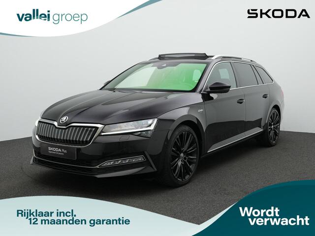 Skoda SUPERB Combi 1.4 TSI iV 218 pk Laurint & Klement | Panoramadak | Stoelventilatie | Trekhaak | CANTON sound | 360° camera | Bekleding Leder | Adaptieve onderstelregeling (DCC) | 19 inch