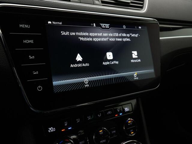 Skoda SUPERB Combi 1.4 TSI iV 218 pk Laurint & Klement | Panoramadak | Stoelventilatie | Trekhaak | CANTON sound | 360° camera | Bekleding Leder | Adaptieve onderstelregeling (DCC) | 19 inch