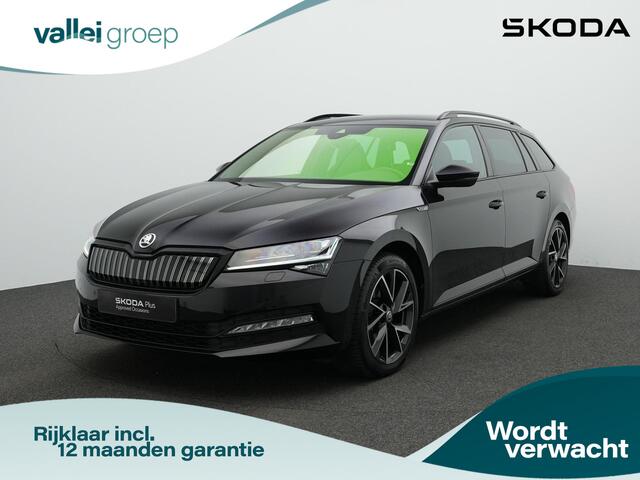 Skoda SUPERB Combi 1.4 TSI iV 218 pk DSG Sportline Business | Trekhaak | Adaptief onderstel (DCC) | Matrix LED | Geheugenstoel | Achteruitrijcamera