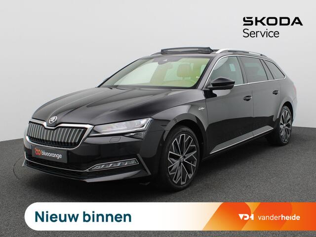 Skoda SUPERB Combi 1.4 TSI iV Laurin & Klement 218PK DSG Pano-Schuifdak, Elektrische Memorystoel, Matrix LED-verlichting, 360gr. Camera, Stoelkoeling, Virtual Pedal, 18" LM Velgen, Adaptieve Cruise Control