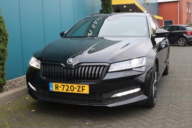 Skoda SUPERB Combi 1.5 TSI ACT DSG AUT. Sportline Business CARPLAY|MEMORY|MATRIX.LED|STOEL/STUURVERW|DIGI.DASHB|ELEK.A.KLEP|NAV|CAM|PDC 1'EIG