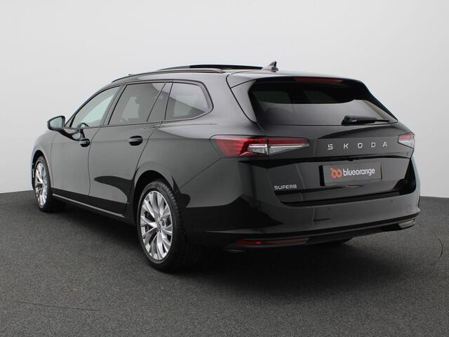 Skoda SUPERB Combi 1.5 TSI MHEV First Edition 150PK DSG Matrix-Led, Pano-Schuifdak, Side Assist, Stoelverwarming, Elek. Achterklep, Massage stoel, Navigatie, Adaptive cruise control