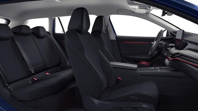 Skoda SUPERB Combi 1.5 TSI iV 204 6DSG Sportline Business Automaat | Mechanisch wegklapbare trekhaak | Multifunctioneel verwarmbaar 3 spaaks sportstuur incl. peddels voor recuperatie en HOD (hands off detectie)