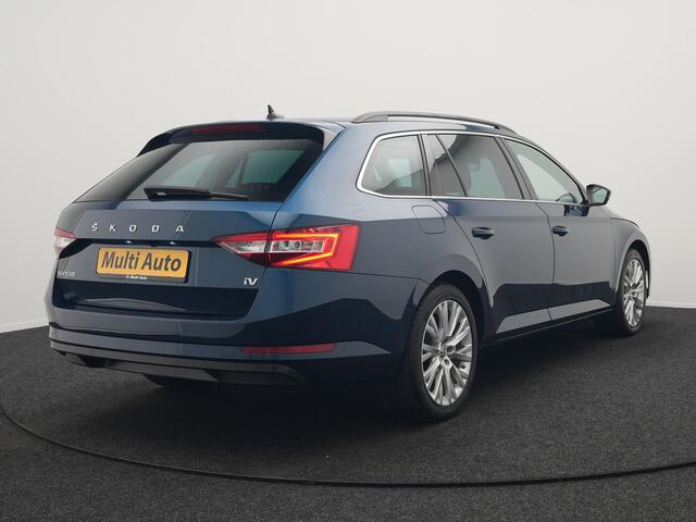Skoda SUPERB Combi 1.4 TSI iV Ambition Plug In Hybrid 218pk Dealer O.H PHEV | Adaptive Cruise | Camera | Stoelen & Stuur Verwarmd | Canton Audio | Apple Carplay | Blis | Keyless | Navigatie | Virtual | DAB |