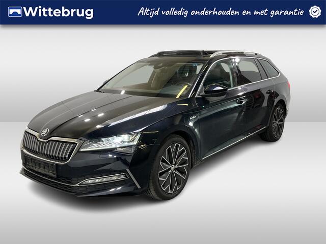 Skoda SUPERB Combi 1.4 TSI iV Laurin & Klement / AUTOMAAT/ LEER/ ELEKTR. TREKHAAK/ ADAPT. CRUISE/ DIGITAL DASH/ 360 CAMERA/ STOEL VERWARM. EN VENTILATIE./ SMARTLINK/ PARK. SENSOREN