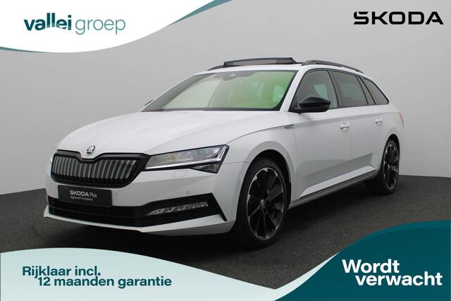 Skoda SUPERB Combi 1.4 TSI 218 pk DSG iV Sportline Business | Panoramadak | Trekhaak | Canton sound | 360 camera | Matrix LED | Adaptief onderstel | Keyless | 19 inch