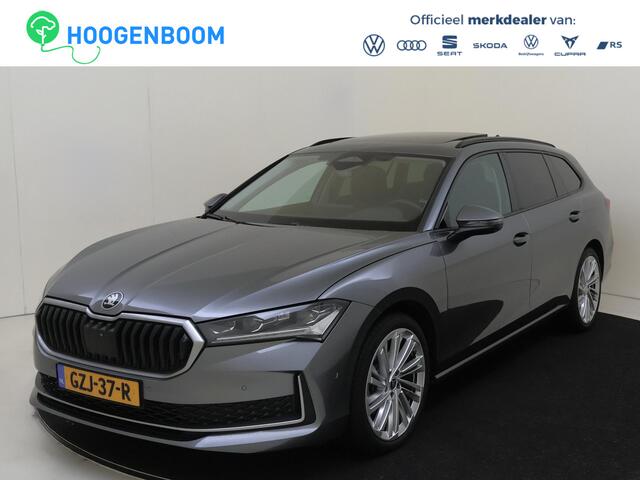 Skoda SUPERB Combi 1.5 TSI MHEV First Edition | Leder | Stoelverwarming | Stoelventilatie | Panoramadak | Massage voorstoelen | LED Matrix | Keyless |