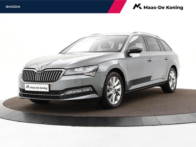 Skoda SUPERB Combi 1.5 TSI 150pk DSG ACT Business Edition Plus · Camera · Elek. Voorstoel · Elek. Achterklep · Apple/Android Car Play · Navigatie · 17'' Inch · Garantie t/m 02-08-2027 of 100.000km