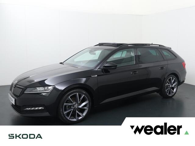 Skoda SUPERB Combi 1.4 TSI iV Sportline Business | 218 PK | SoH 97% | Panoramadak | 360 Graden camera | Adaptive cruise control | 19" LM velgen |