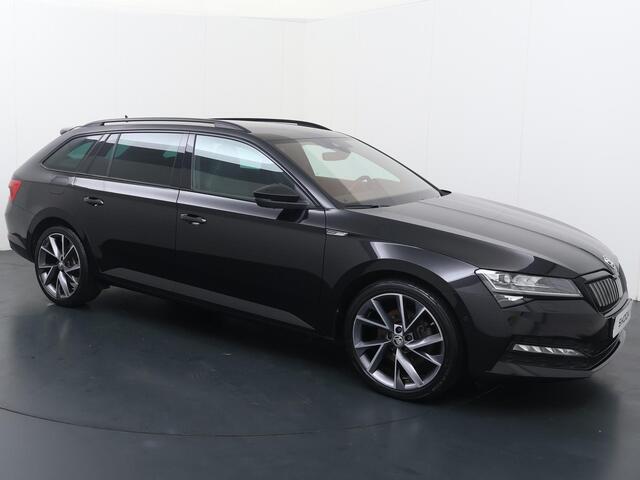 Skoda SUPERB Combi 1.4 TSI iV Sportline Business | 218 PK | SoH 100% | Matrix LED koplampen | 360 Graden camera | Adaptive cruise control | 19"LM velgen |