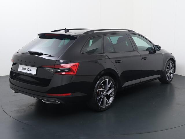 Skoda SUPERB Combi 1.4 TSI iV Sportline Business | 218 PK | SoH 100% | Matrix LED koplampen | 360 Graden camera | Adaptive cruise control | 19"LM velgen |