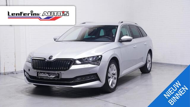 Skoda SUPERB Combi 1.4 TSI iV Style Navi Leder/alcantara Camera Stoel- en voorruitverwarming Apple Carplay Clima
