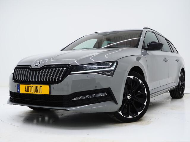 Skoda SUPERB Combi 1.4 TSI iV Sportline 218PK | Panoramadak | Canton | 360 | Trekhaak | Memory | Keyless | Adaptive Cruise