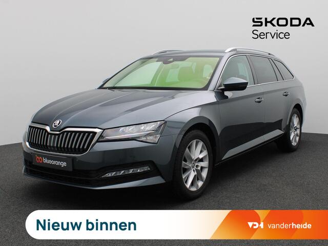 Skoda SUPERB Combi 1.5 TSI ACT Business Edition 150PK DSG Keyless, PDC voor en achter, Memorystoel, Stoelverwarming, 17" LM Velgen, Verwarmde Voorruit, Clima, Cruise Controle