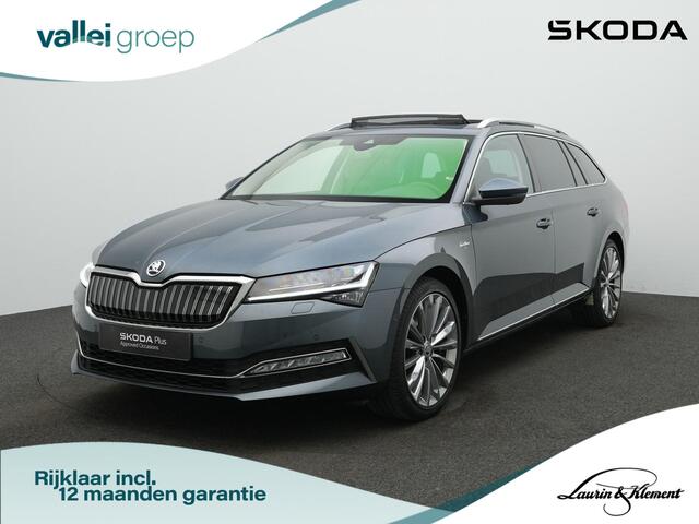 Skoda SUPERB Combi 1.4 TSI iV 218 pk DSG Laurin & Klement | Panoramadak | Trekhaak | Navigatie Columbus | Geheugenstoelen | Leder | Adaptief onderstel | Matrix LED | Canton