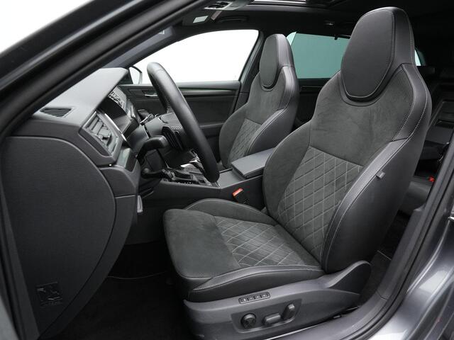 Skoda SUPERB 1.4 TSI iV 218 pk DSG Sportline | Panoramadak | Trekhaak | Navigatie Columbus | Adaptief onderstel | Geheugenstoel | 360 camera | Leder/alcantara