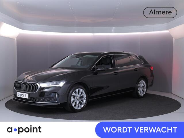 Skoda SUPERB Combi 1.5 TSI MHEV First Edition 150 pk Automaat (DSG) | Verlengde garantie | Navigatie | Parkeersensoren (Park assist) | Rondomzicht camera | Stoelverwarming |