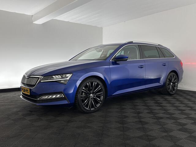 Skoda SUPERB Combi 1.4 TSI iV Sportline Business (Plug-in) (INCL.BTW) *PANO | ADAPTIVE-CRUISE | LEATHER-MICROFIBRE | FULL-LED | BLINDSPOT | MEMORY-PACK | TOP-VIEW | HEATED-COMFORTSEATS | KEYLESS | DIGI-COCKPIT | NAVI-FULLMAP | ECC | PDC | 19''ALU*