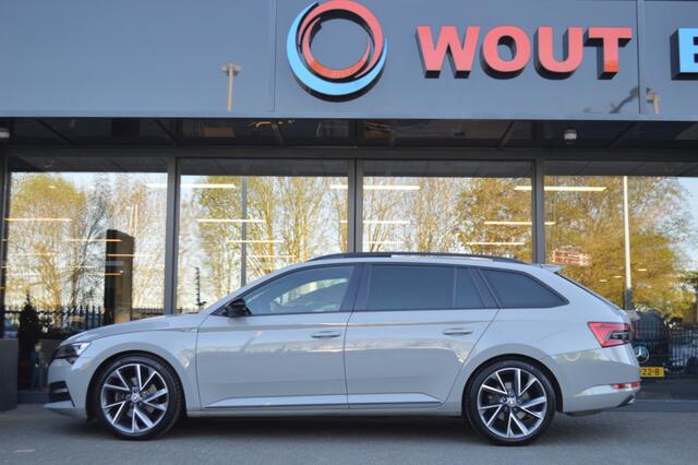 Skoda SUPERB Combi 1.5 TSI ACT Sportline Led Leder Panorama Virtual Camera Keyless Pdc