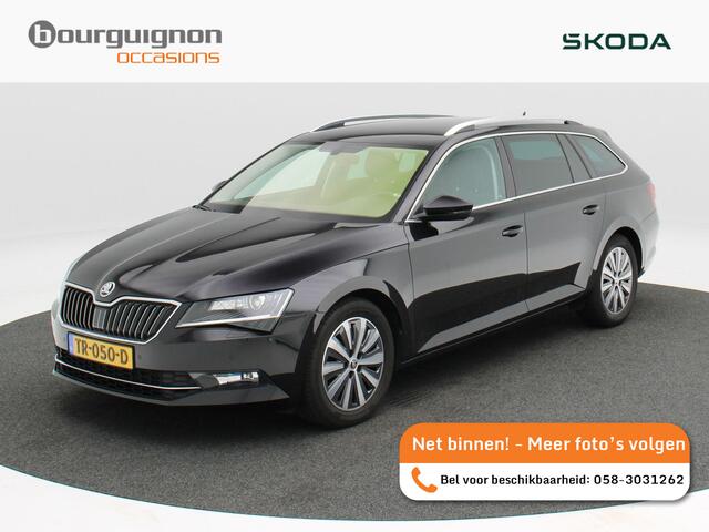 Skoda SUPERB Combi 1.6 TDi 120 Pk Greenline Business | Stoelverwarming | Climatronic | Cruise Control | Parkeersensoren | Bi-xenon Koplampen | CarPlay | 17 Inch