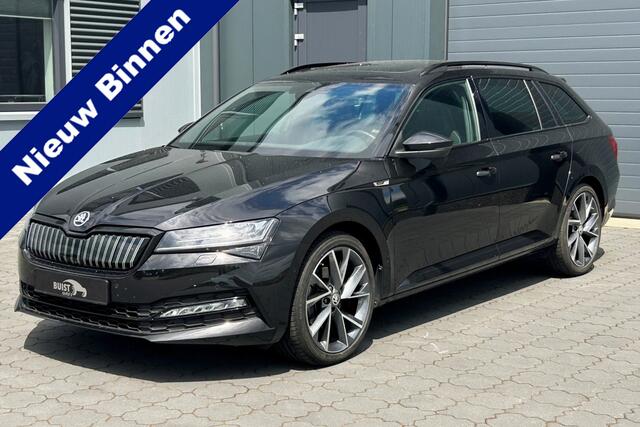 Skoda SUPERB Combi 1.4 TSI iV Sportline Business PANO 19" STANDKACHEL EL. STOELEN VOL!
