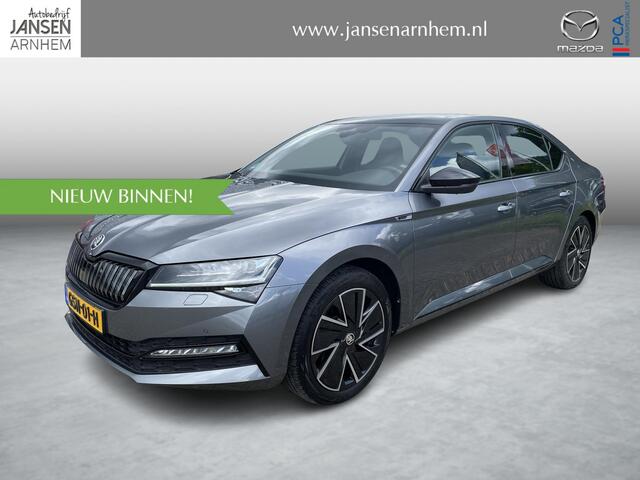 Skoda SUPERB 1.4 TSI iV Sportline Business , Automaat, Half Leder, Schuif-/Kanteldak, 360 Camera, Stoel/Stuurverwarming, Navi, Apple Carplay, Android Auto, LMV 18 Inch, Cruise, PDC,