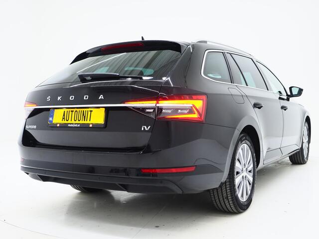 Skoda SUPERB Combi 1.4 TSI iV 218PK | Leder/Alcantara | Trekhaak | Memory | Virtual | Adaptive Cruise | PDC | Carplay