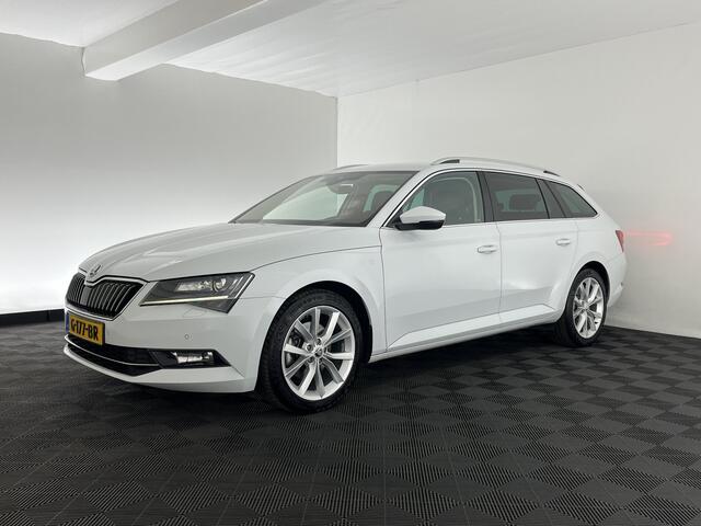 Skoda SUPERB Combi 1.5 TSI ACT Style Business (INCL-BTW) Aut. *LEATHER-MICROFIBRE | XENON | CANTON-AUDIO | MEMORY-PACK | NAVI-FULLMAP | CAMERA | KEYLESS | HEATED-COMFORTSEATS | PRIVACY-GLASS | SHIFTPADDLES | ECC | PDC | CRUISE | 18''ALU*