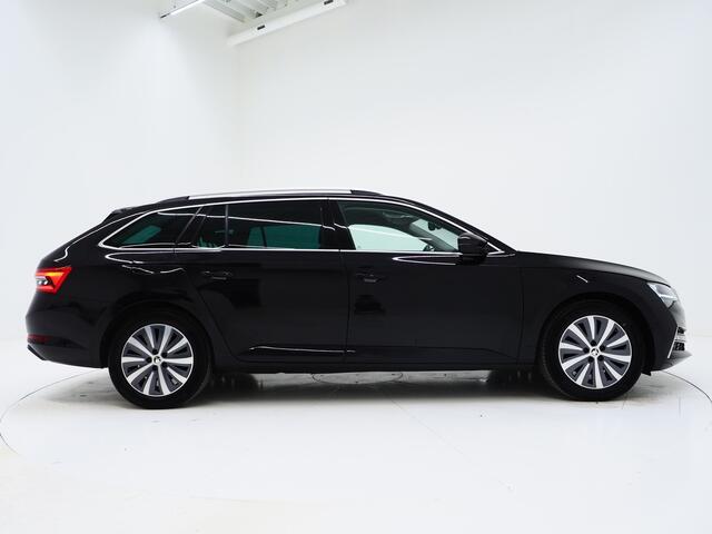 Skoda SUPERB Combi 1.4 TSI iV Style | Leder | Trekhaak | 360 | Massage | Stoelkoeling | Keyless | Virtual | Sfeerlicht
