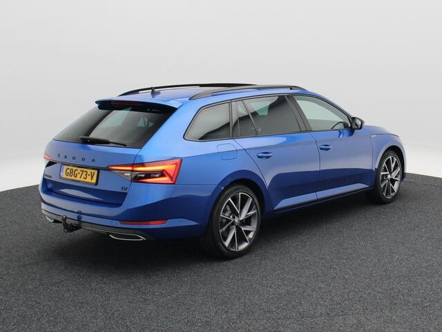 Skoda SUPERB Combi 1.4 TSi 218 Pk iV Sportline Business | Panoramadak | Adaptive Cruise | Trekhaak | Canton | Camera | 19 Inch | 71.808 Km!!