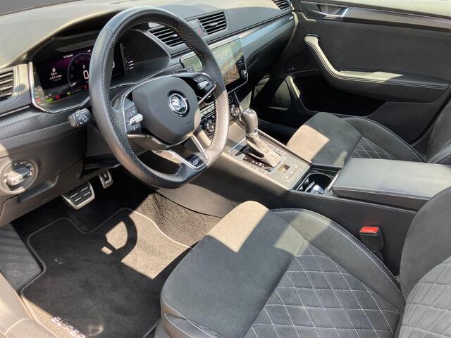 Skoda SUPERB 1.4TSI 160KW/218PK Sportline DSG · Panoramadak · Trekhaak · Camera + Parkeersensoren · Stoelverwarming voor & achter ·