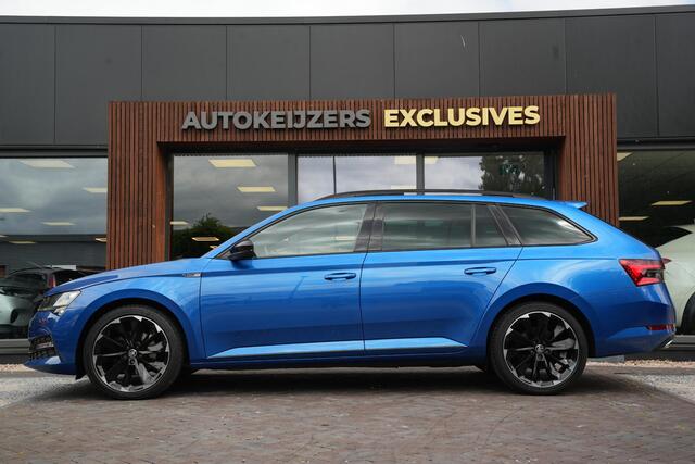 Skoda SUPERB Combi 1.4 iV Sportline Panoramadak Canton 360 Camera Keyless Dab+ Side Assist Leder Alcantara Stoelverwarming