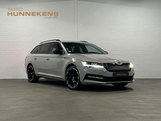 Skoda SUPERB Combi 1.4 TSI iV Sportline Business Trekhaak | Cruise control | Carplay | Stoelverwarming | Achteruitrijcamera | Navigatie | Keyless | Leder/Alcantara