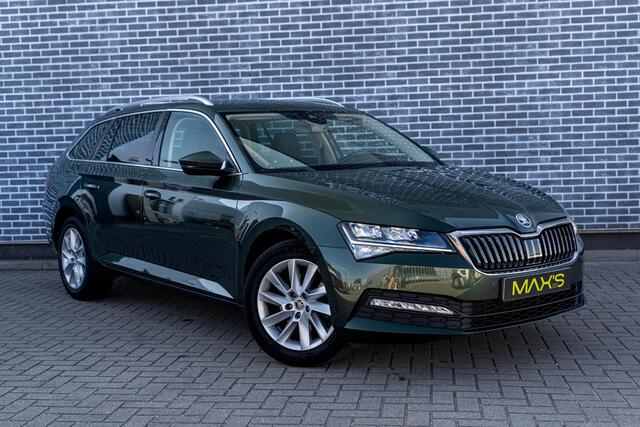 Skoda SUPERB Combi 1.5 TSI DSG Business Edition | Trekhaak | Parkeersensoren | Privacy Glas | Stoelverwarming | Keyless Entry | LED Koplampen | Climate Control | Cruise Control | Lichtmetalen Velgen 17 inch | Navigatie Amundsen | Apple Carplay | Android Auto