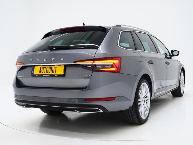 Skoda SUPERB Combi 1.4 TSI iV Laurin & Klement | Leder | Trekhaak | Massage | Canton | 360 | Memory | Stoelkoeling | Keyless
