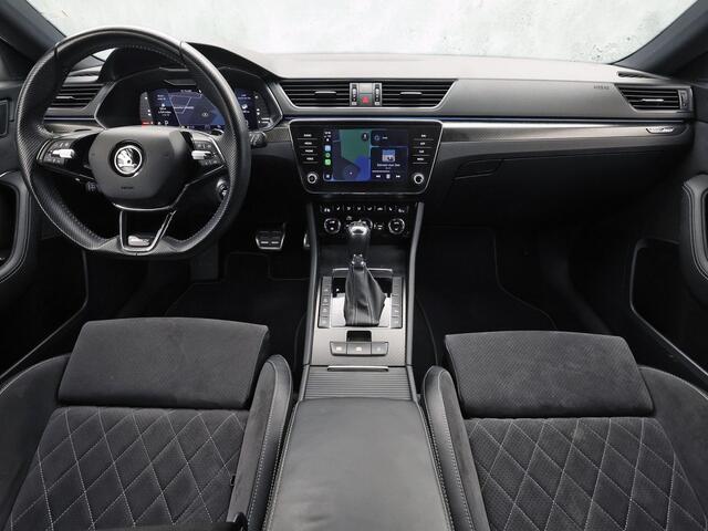 Skoda SUPERB Combi 1.4 TSI iV Sportline 218Pk Automaat (VIRTUAL COCKPIT, SOH 90,5%, APPLE CARPLAY, MEMORY SEATS, STOELVERWARMING ACHTER, GETINT GLAS, ADAPTIVE CRUISE, SFEERVERLICHTING, NIEUWE APK, NIEUWSTAAT)